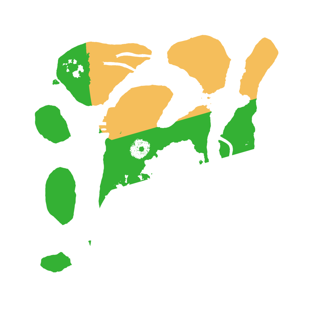 Biome Rust Map: Procedural Map, Size: 2500, Seed: 6153456