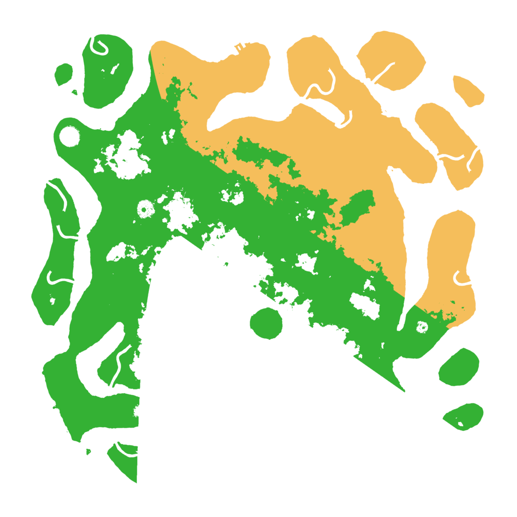 Biome Rust Map: Procedural Map, Size: 4500, Seed: 388867