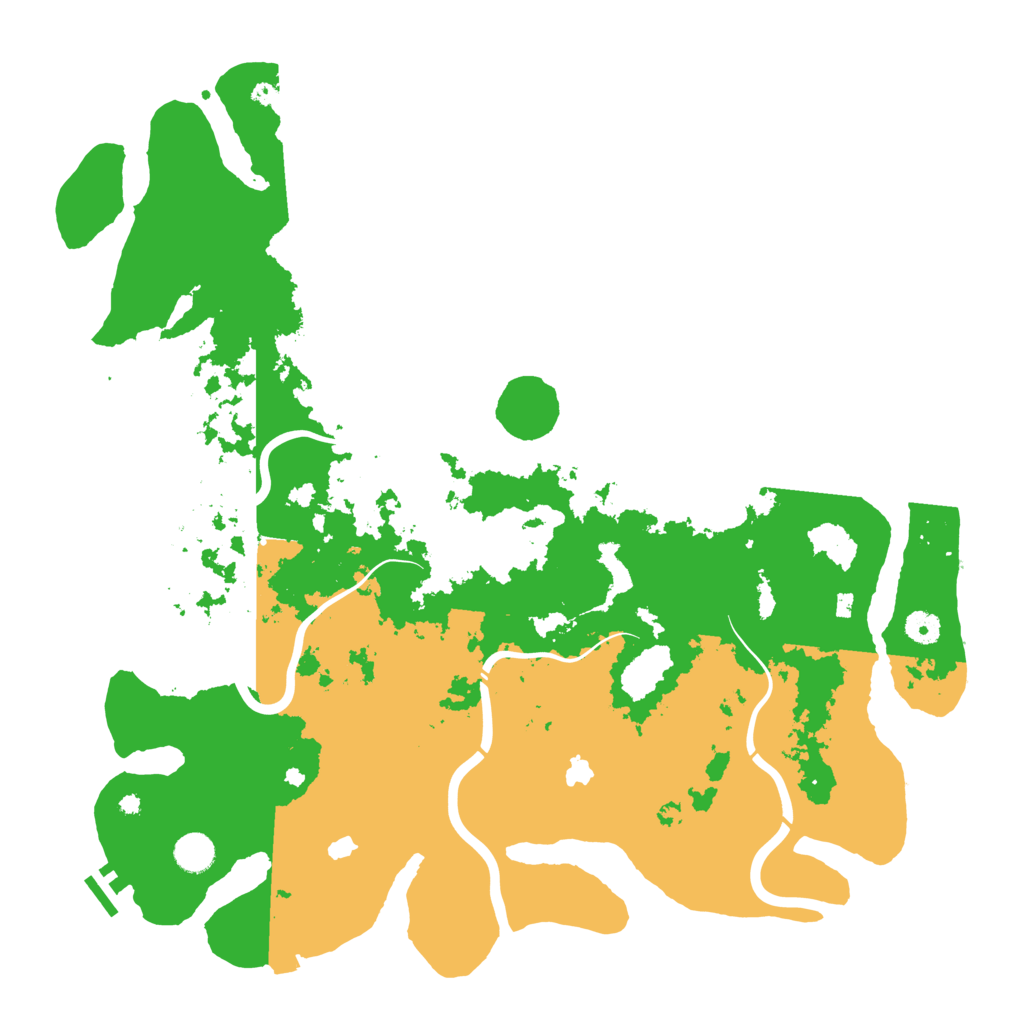 Biome Rust Map: Procedural Map, Size: 4500, Seed: 3341841