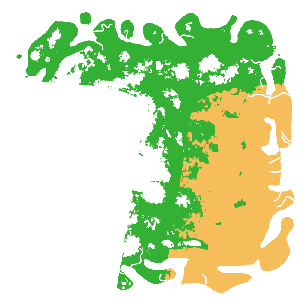 Biome Rust Map: Procedural Map, Size: 6000, Seed: 1136005347
