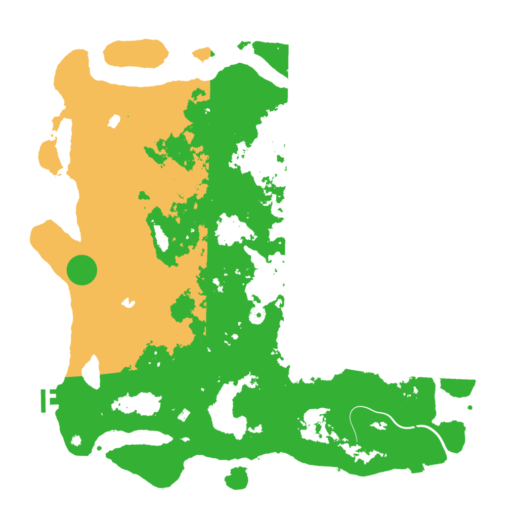 Biome Rust Map: Procedural Map, Size: 4500, Seed: 2357882