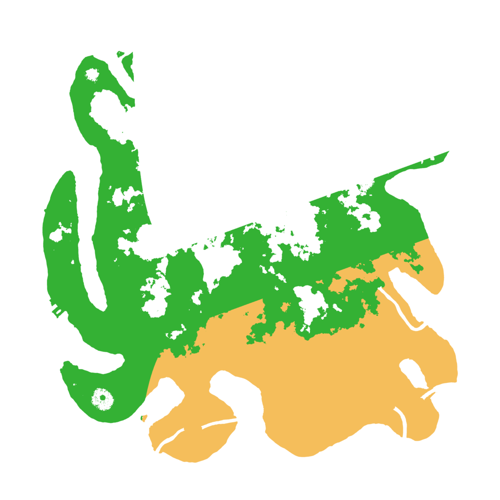 Biome Rust Map: Procedural Map, Size: 3500, Seed: 6282988