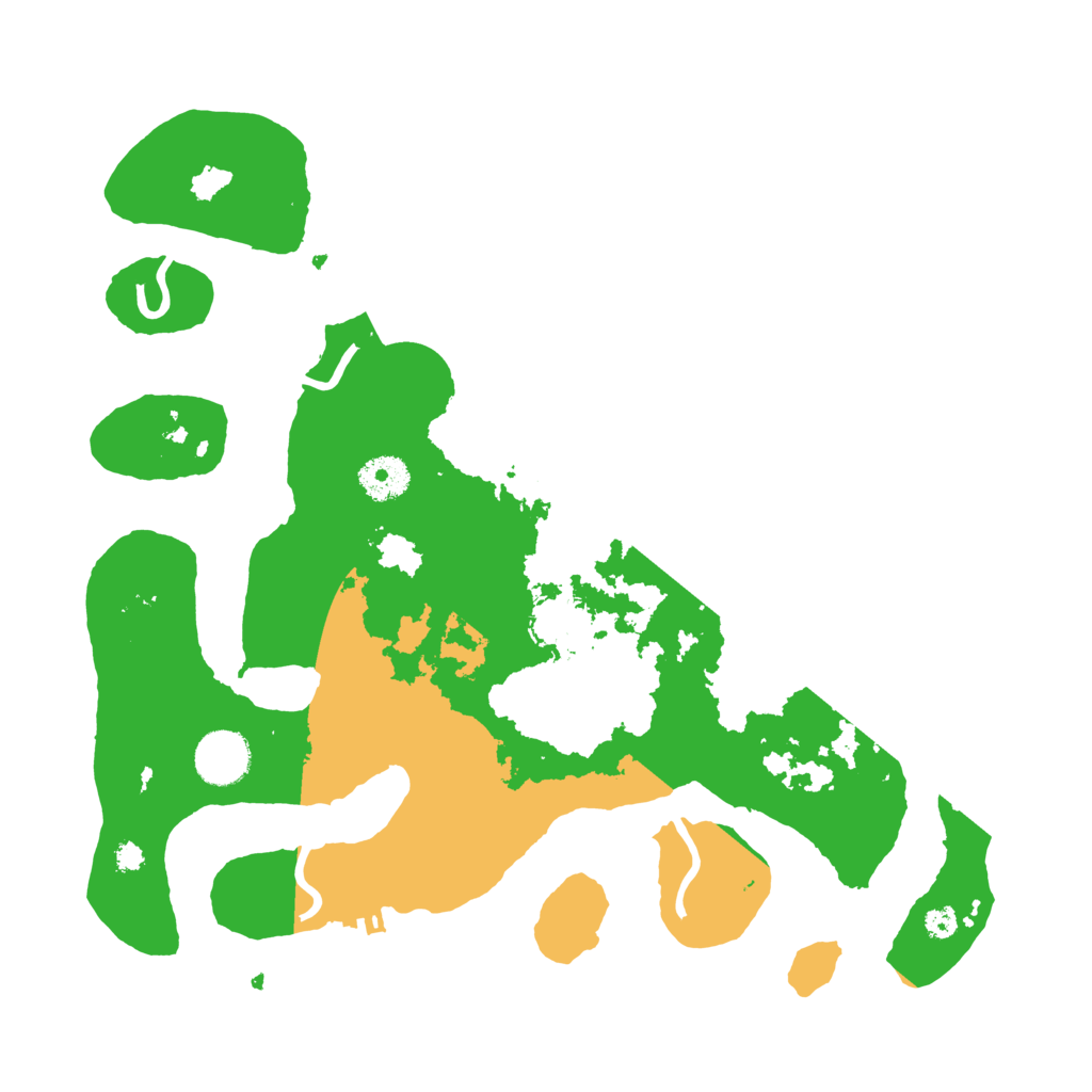 Biome Rust Map: Procedural Map, Size: 3500, Seed: 856229