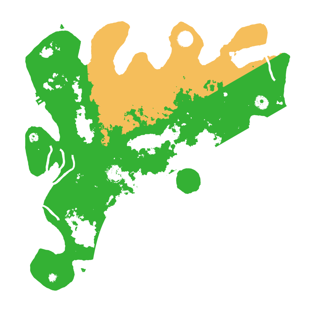 Biome Rust Map: Procedural Map, Size: 3550, Seed: 481610