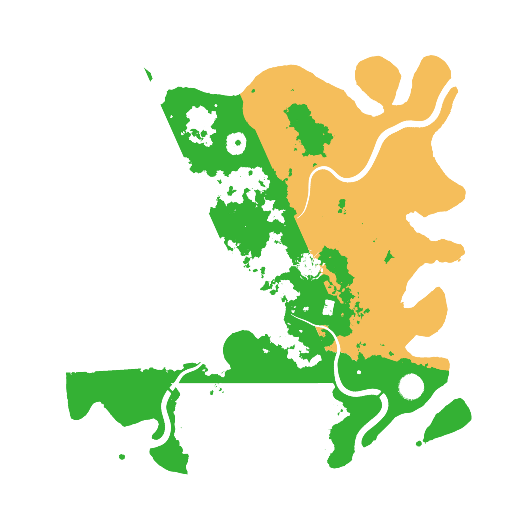 Biome Rust Map: Procedural Map, Size: 3550, Seed: 990904