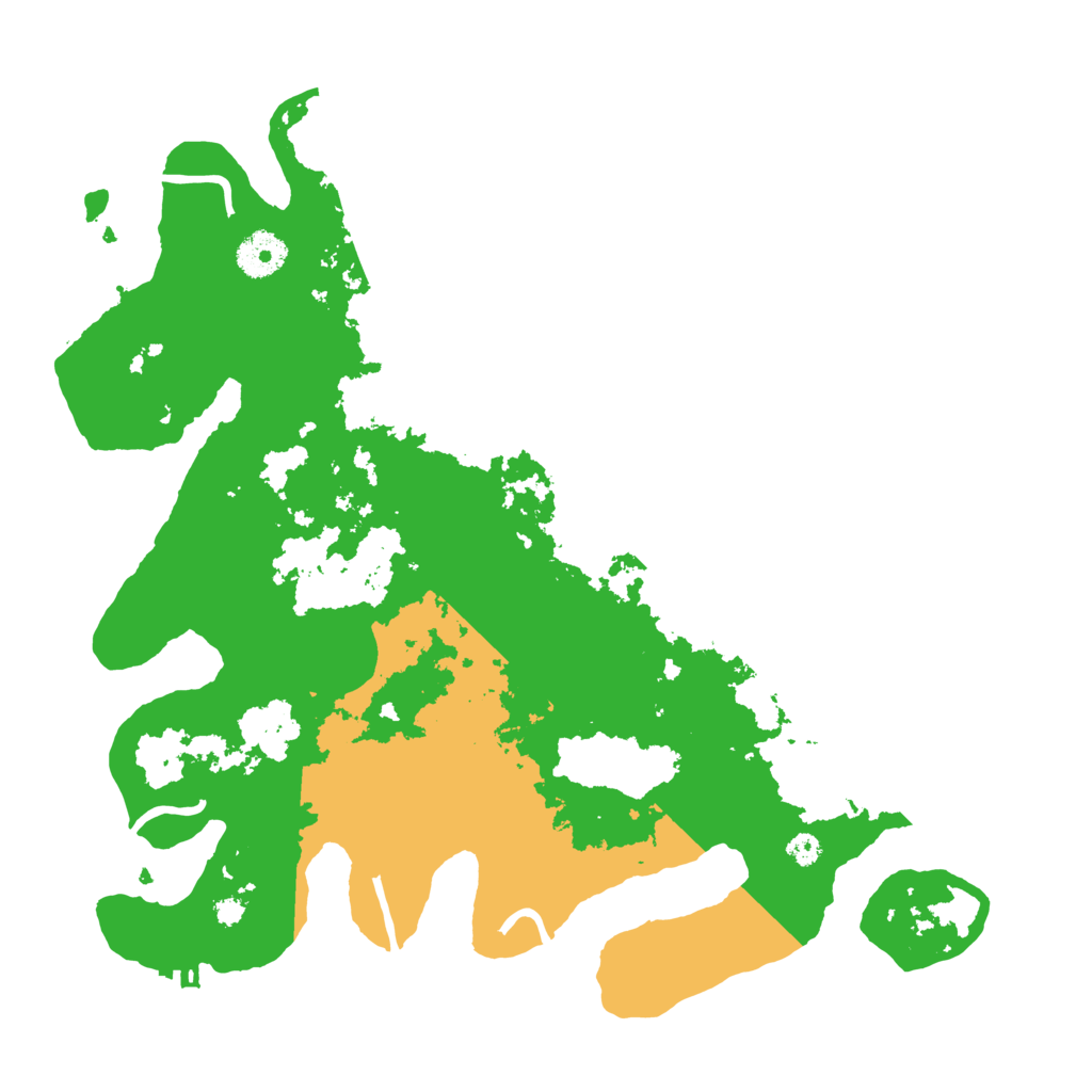 Biome Rust Map: Procedural Map, Size: 3500, Seed: 3397307