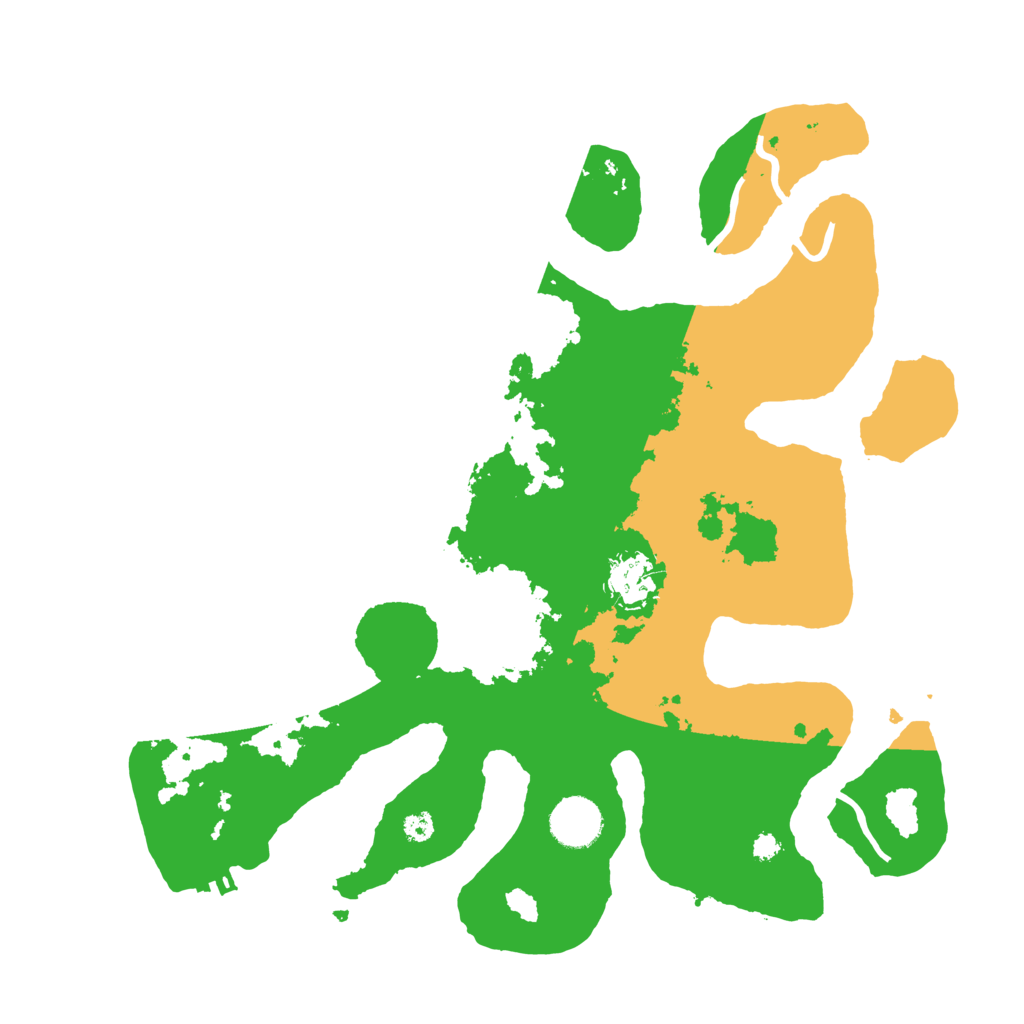 Biome Rust Map: Procedural Map, Size: 3500, Seed: 867961