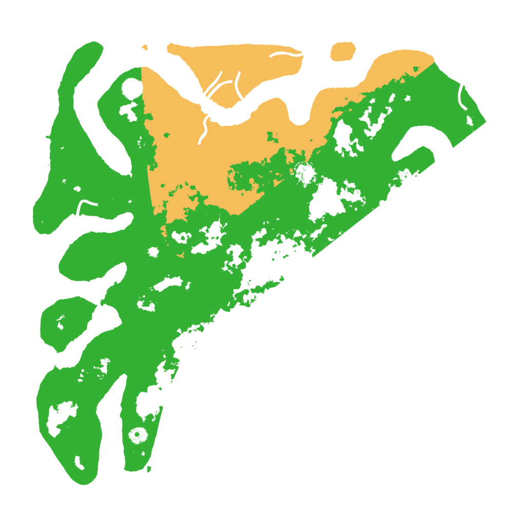 Biome Rust Map: Procedural Map, Size: 4500, Seed: 4317377