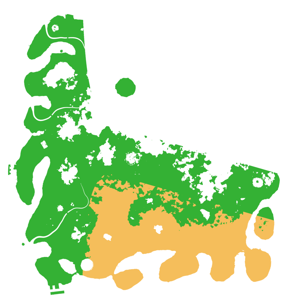 Biome Rust Map: Procedural Map, Size: 4500, Seed: 1133633