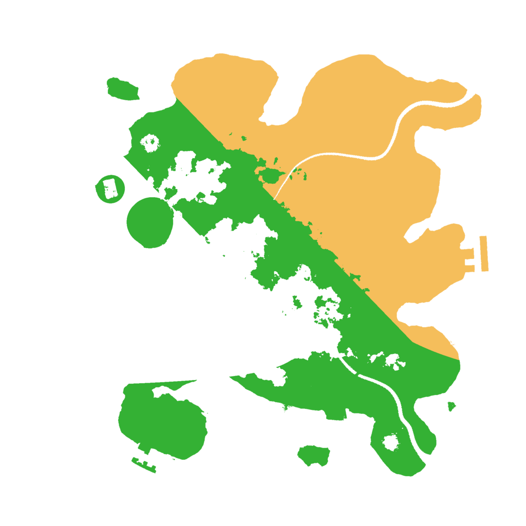 Biome Rust Map: Procedural Map, Size: 3000, Seed: 9352922