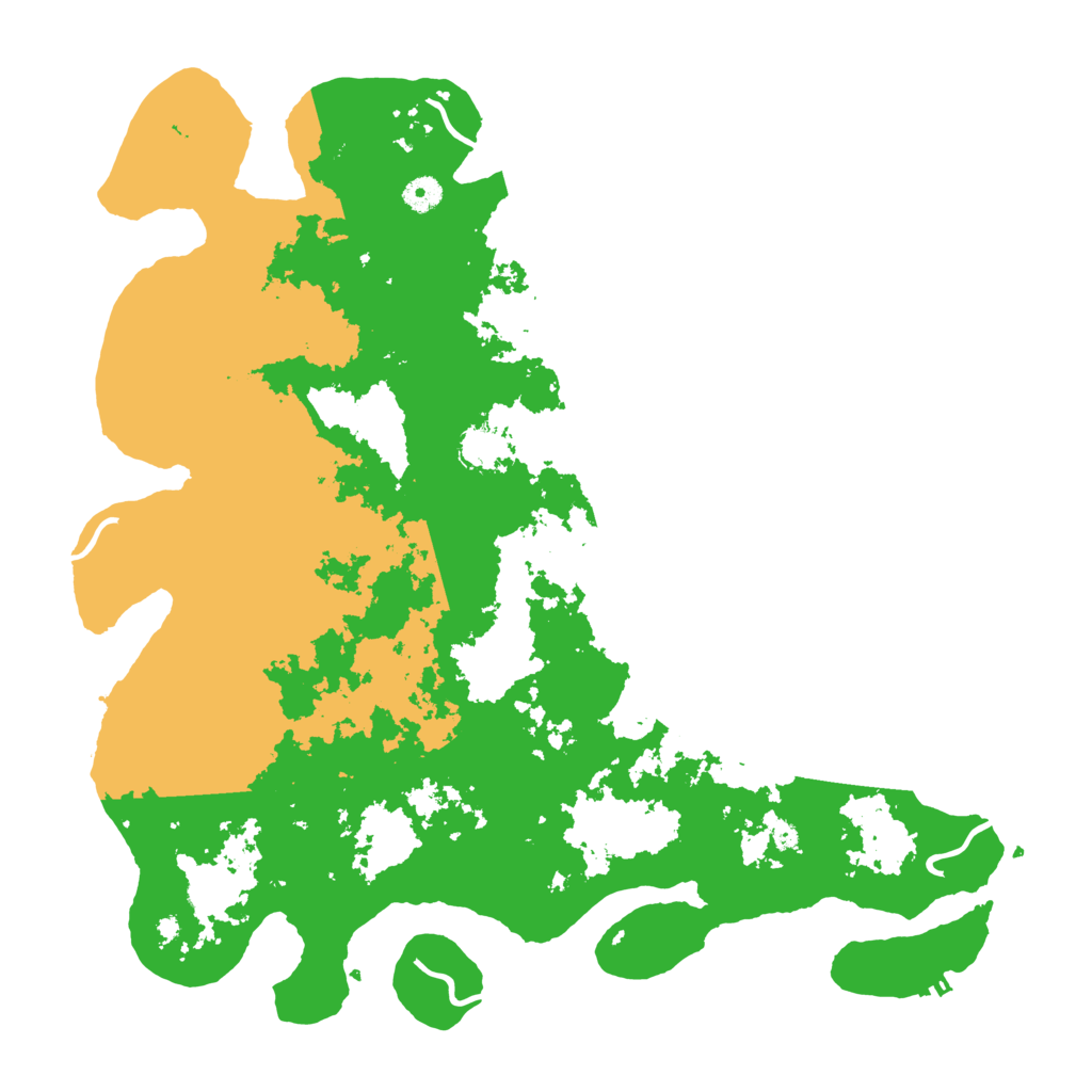 Biome Rust Map: Procedural Map, Size: 4500, Seed: 5512415
