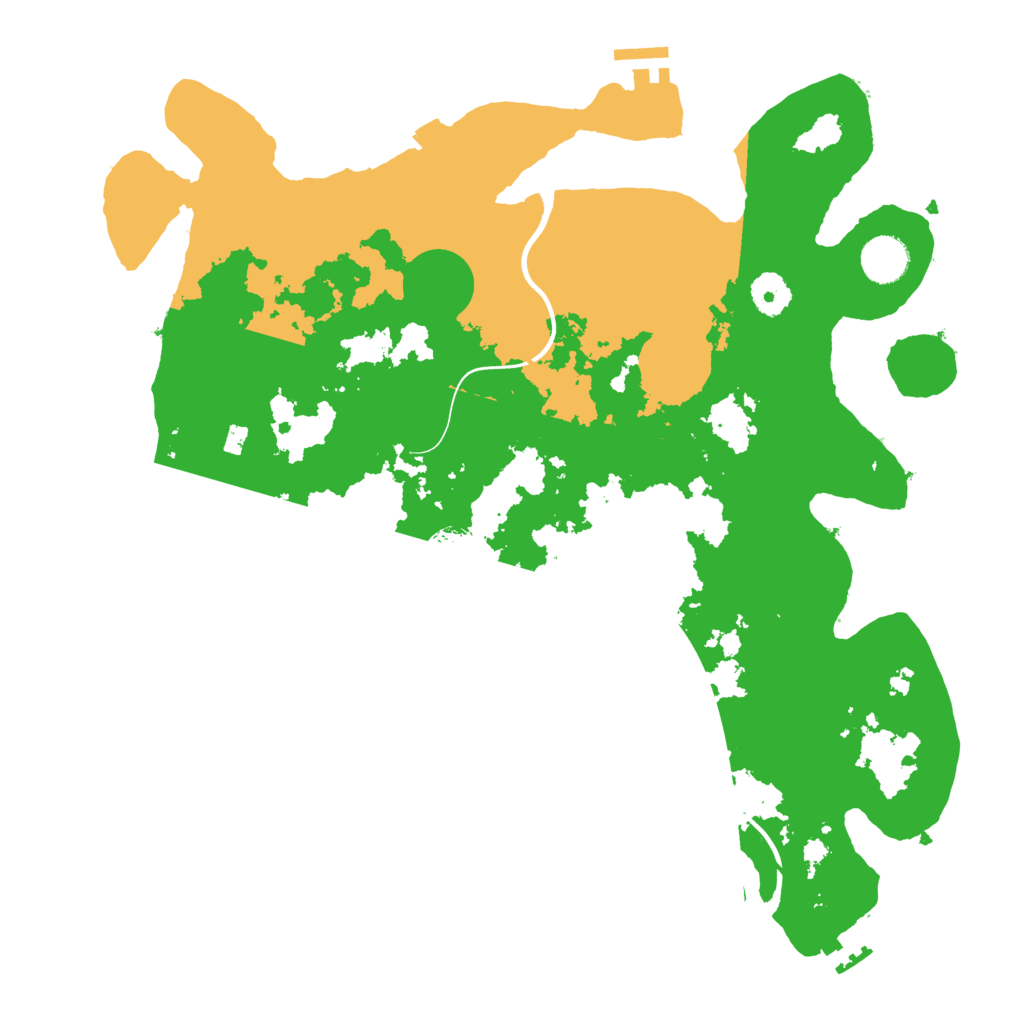 Biome Rust Map: Procedural Map, Size: 3800, Seed: 1834976622
