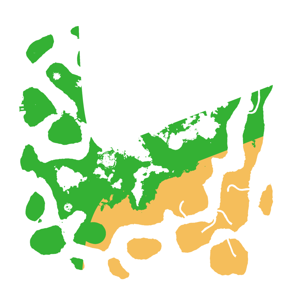 Biome Rust Map: Procedural Map, Size: 3700, Seed: 718572604