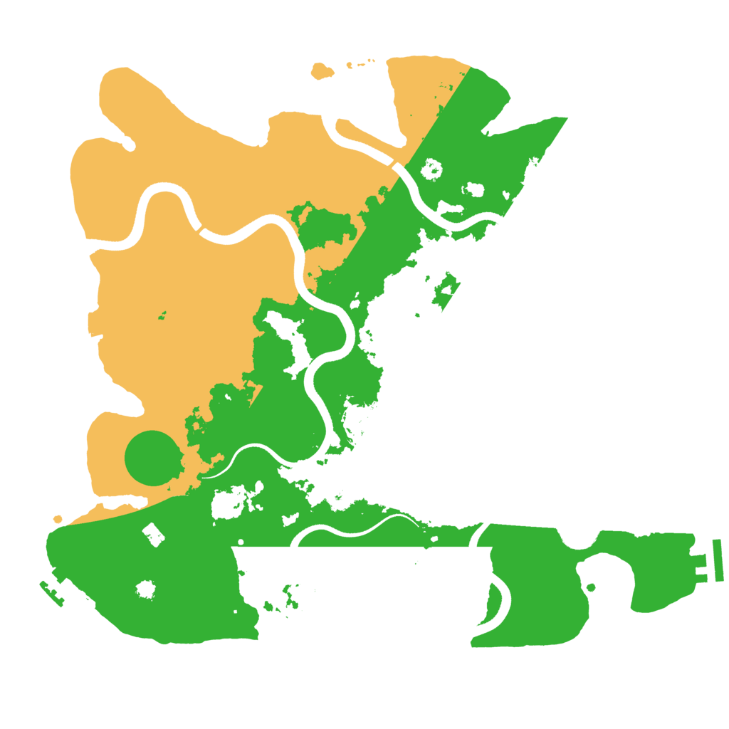 Biome Rust Map: Procedural Map, Size: 3500, Seed: 1646882