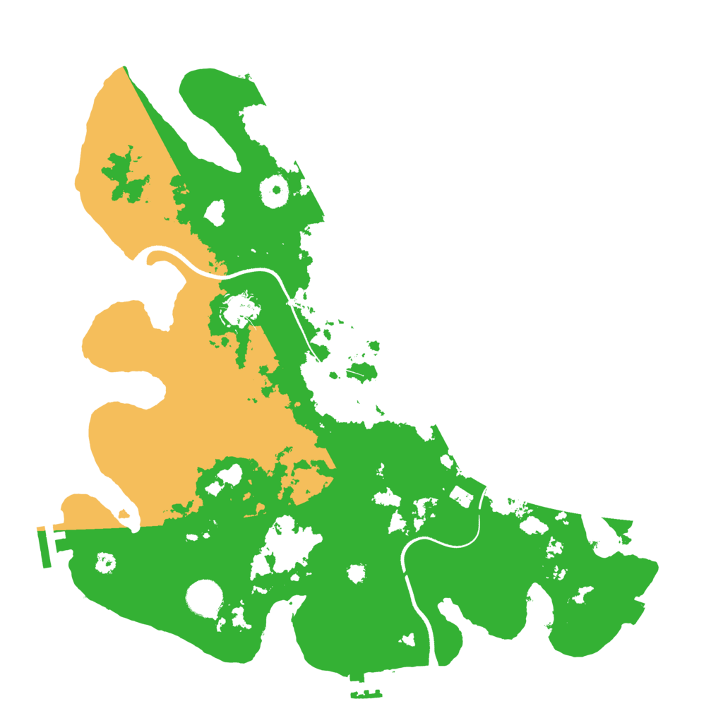 Biome Rust Map: Procedural Map, Size: 3500, Seed: 144479699