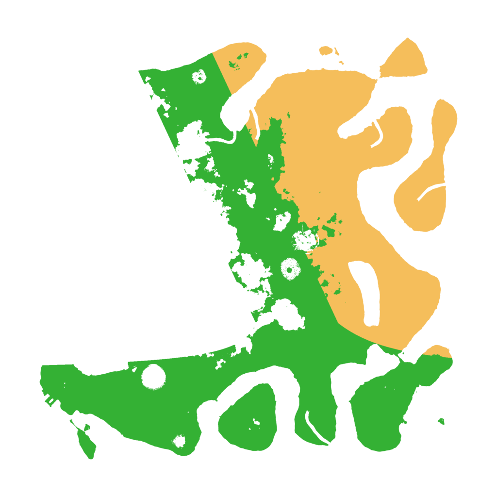 Biome Rust Map: Procedural Map, Size: 3700, Seed: 422