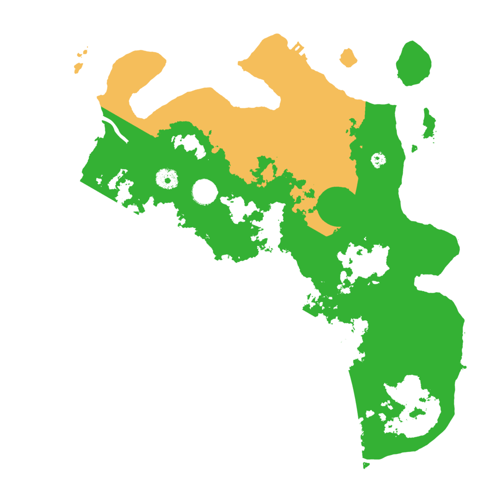 Biome Rust Map: Procedural Map, Size: 3500, Seed: 3058176