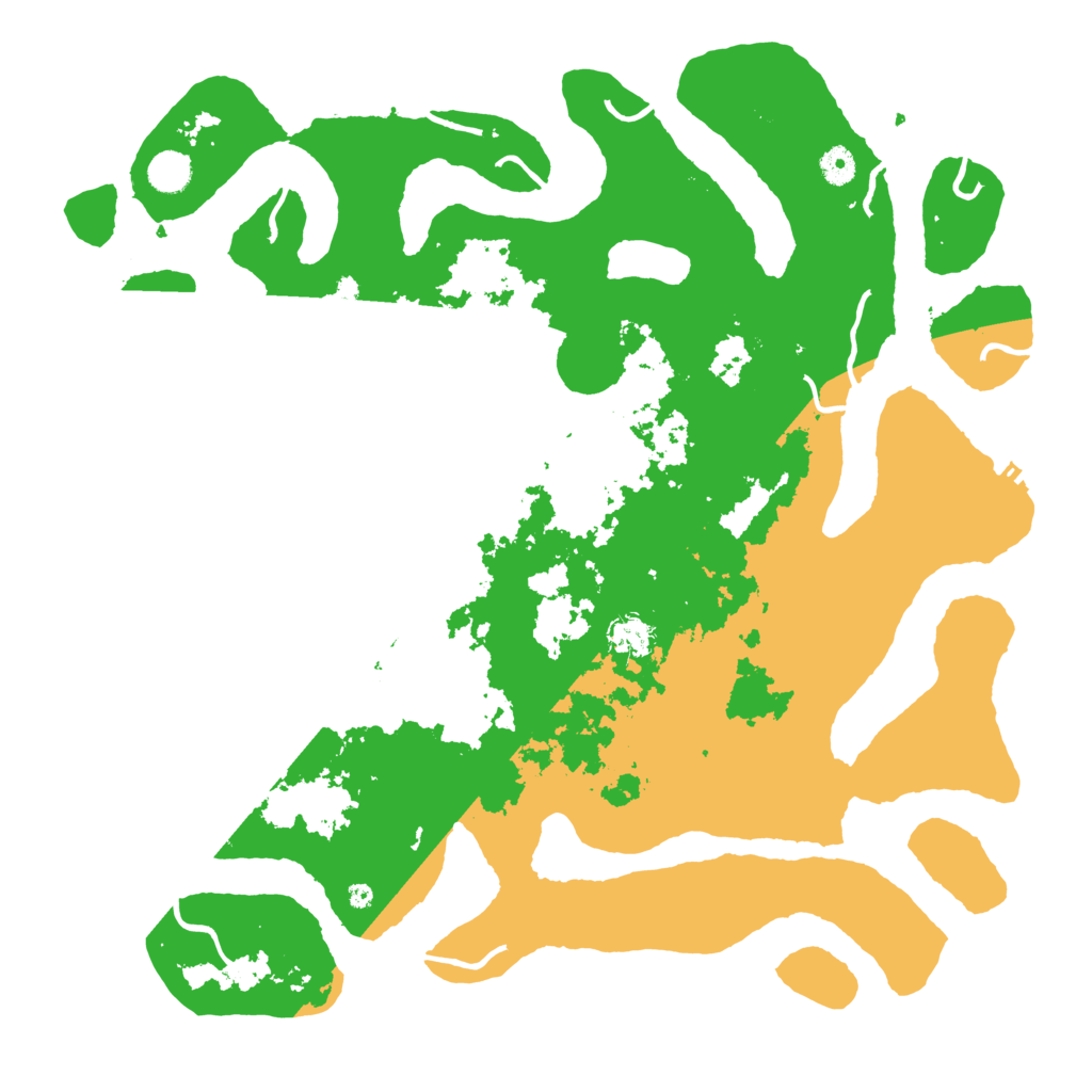 Biome Rust Map: Procedural Map, Size: 4500, Seed: 771486