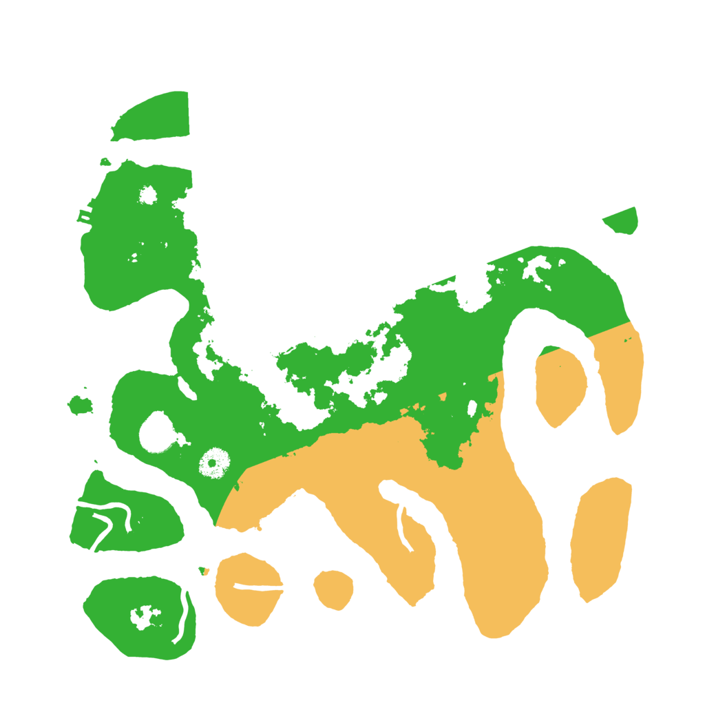 Biome Rust Map: Procedural Map, Size: 3500, Seed: 5146843