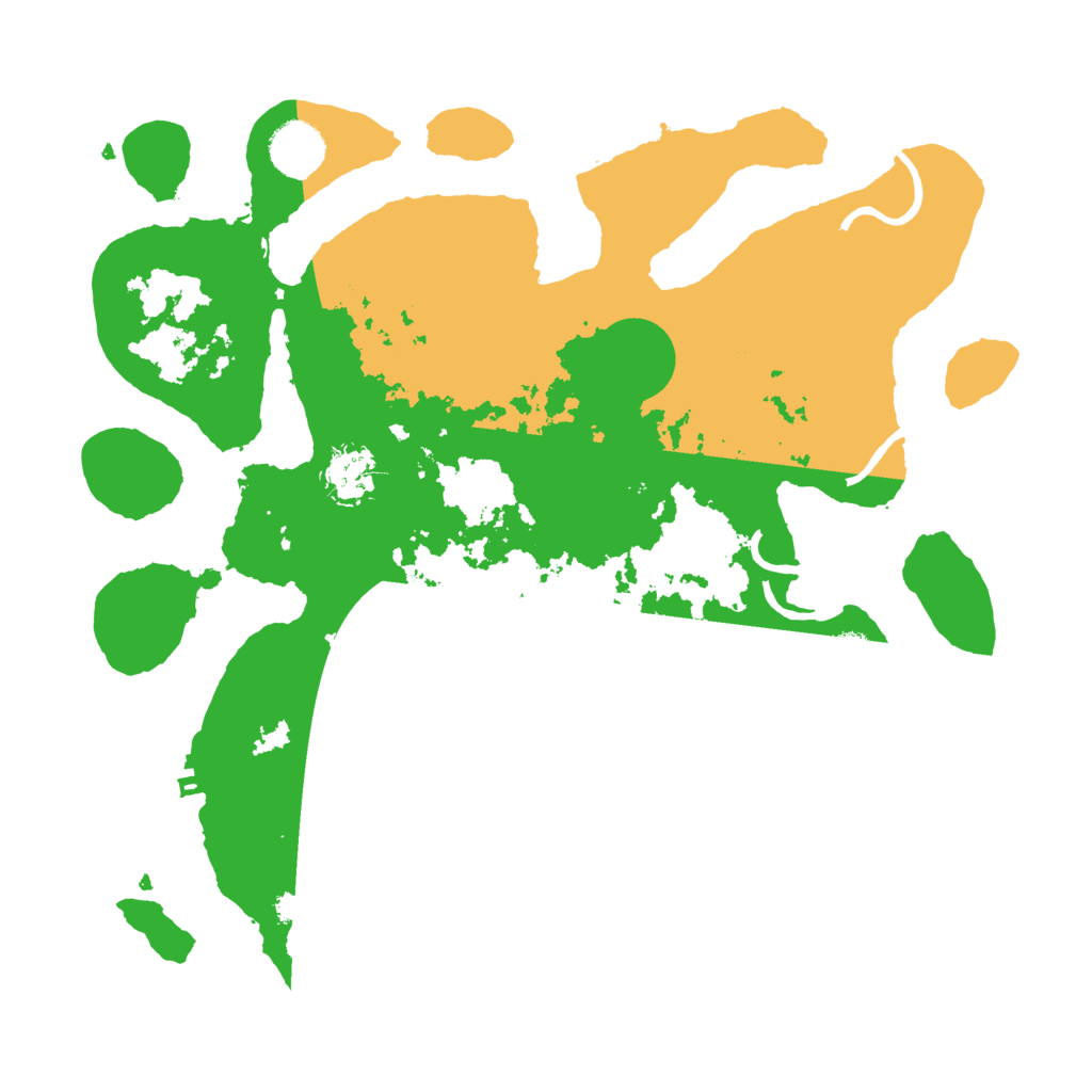 Biome Rust Map: Procedural Map, Size: 3500, Seed: 1592464703