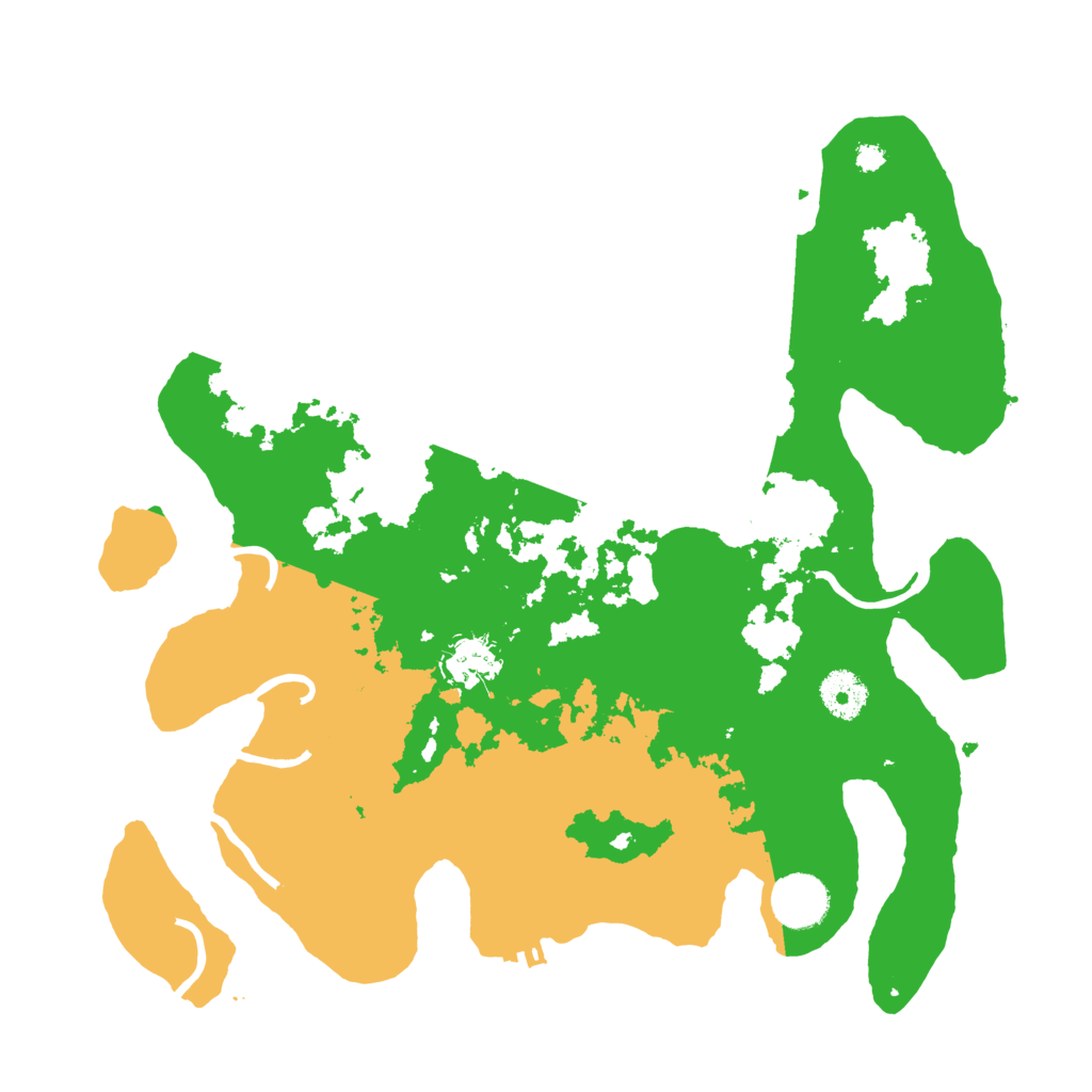 Biome Rust Map: Procedural Map, Size: 3500, Seed: 1492765