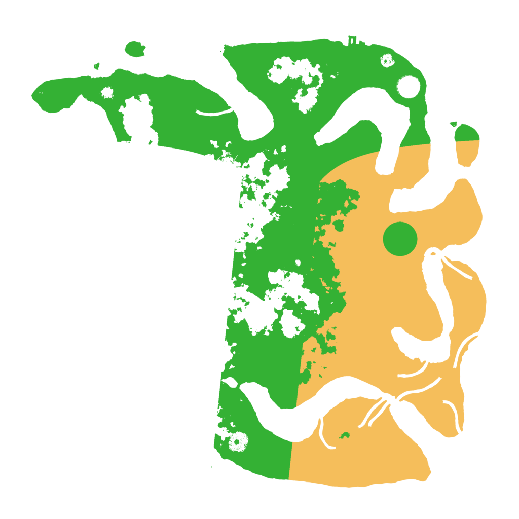 Biome Rust Map: Procedural Map, Size: 4000, Seed: 192365