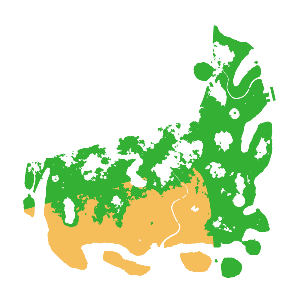 Biome Rust Map: Procedural Map, Size: 4250, Seed: 5349613