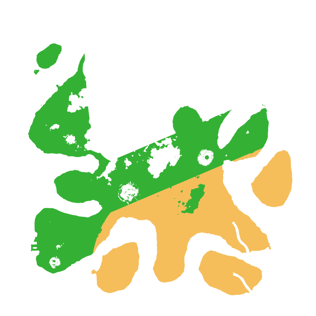 Biome Rust Map: Procedural Map, Size: 3000, Seed: 23038