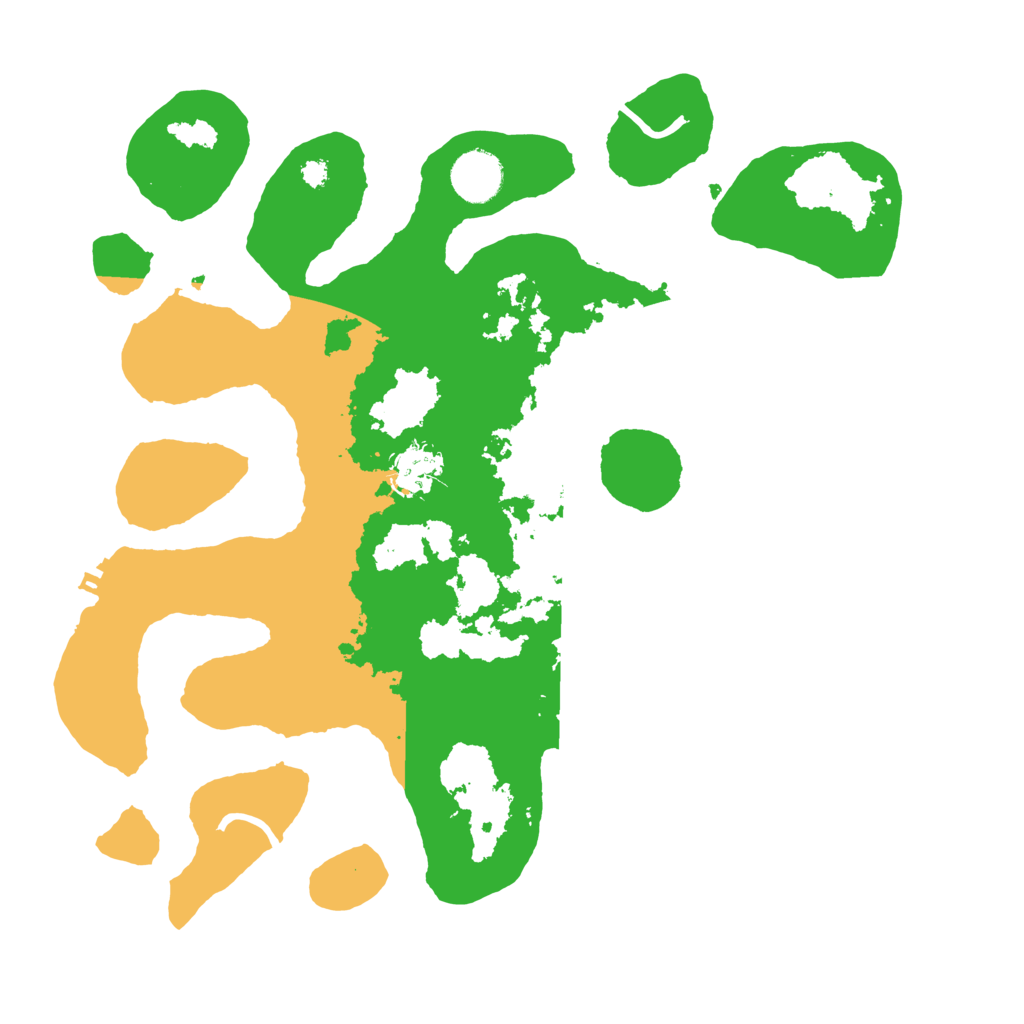 Biome Rust Map: Procedural Map, Size: 3500, Seed: 839744