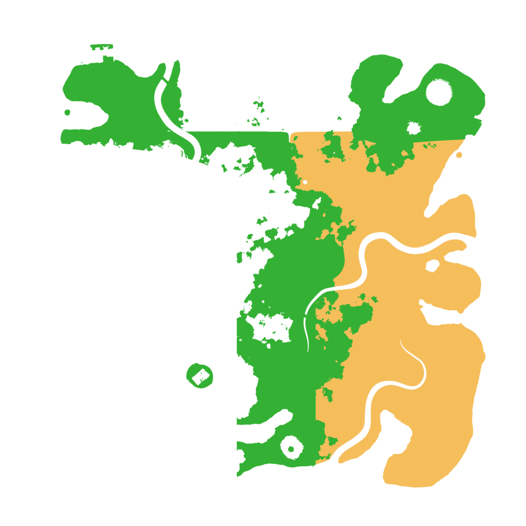 Biome Rust Map: Procedural Map, Size: 3550, Seed: 348224