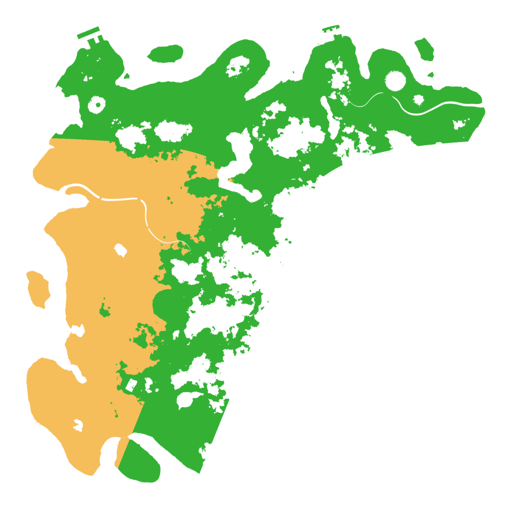 Biome Rust Map: Procedural Map, Size: 4500, Seed: 5295136