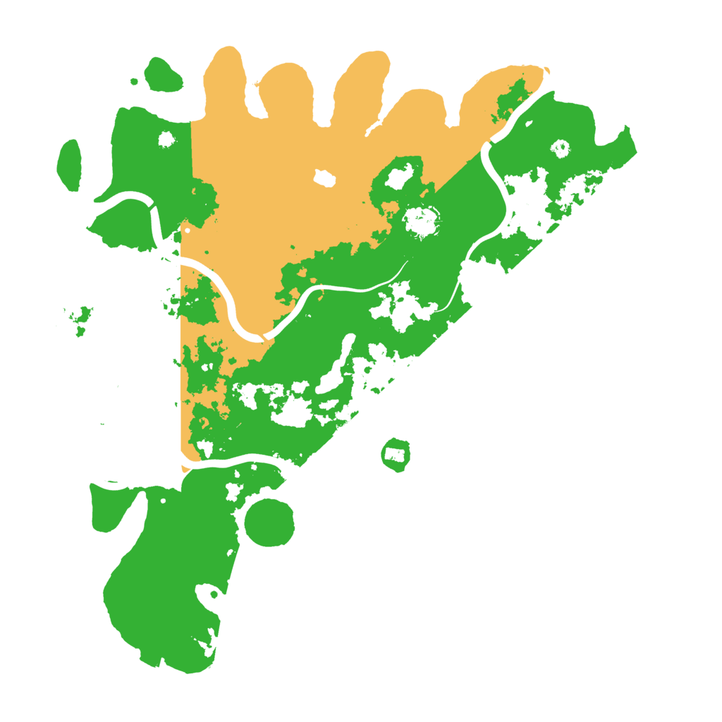 Biome Rust Map: Procedural Map, Size: 4000, Seed: 145954