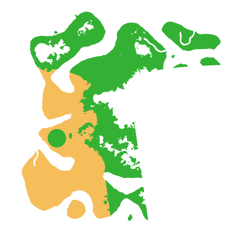 Biome Rust Map: Procedural Map, Size: 3500, Seed: 1450795