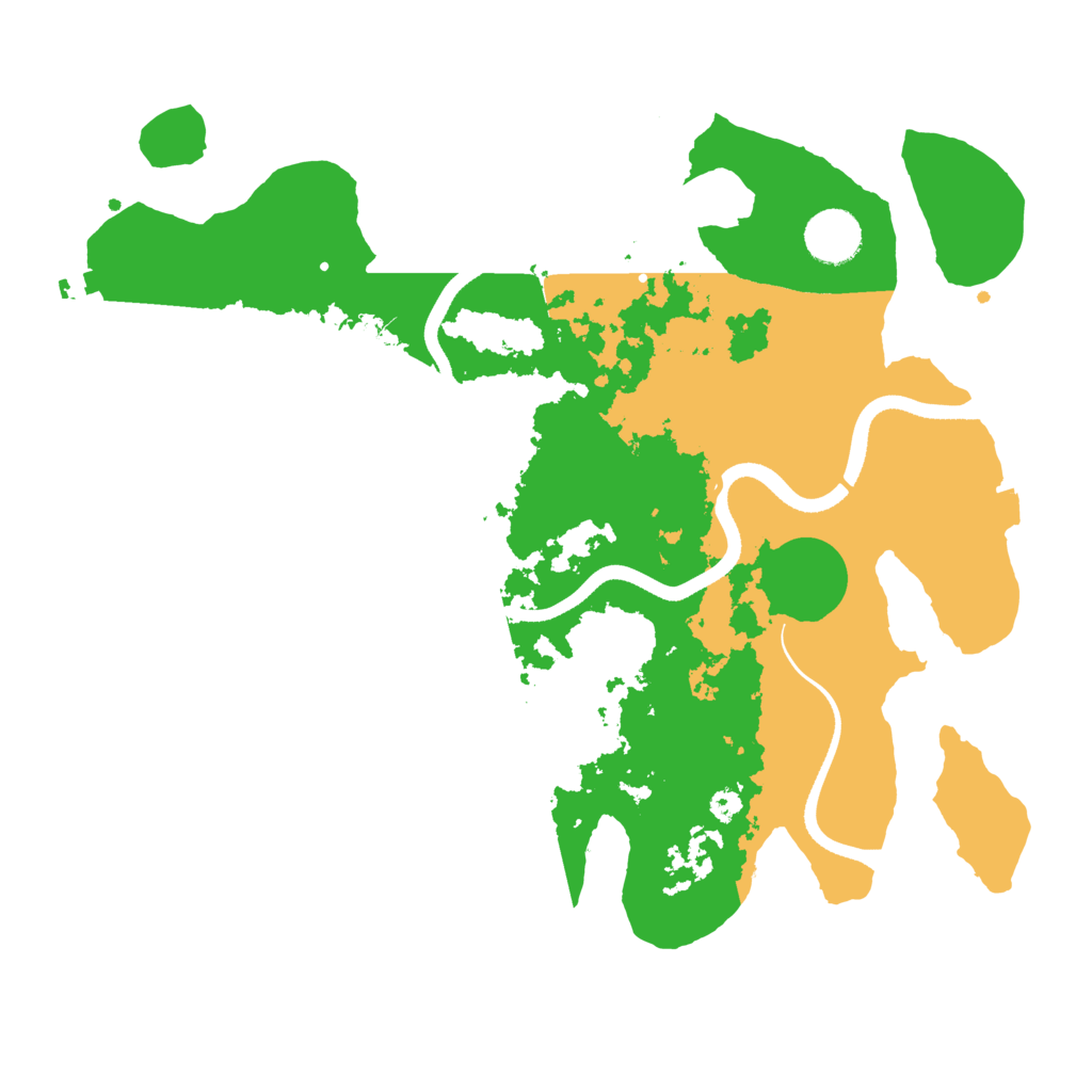 Biome Rust Map: Procedural Map, Size: 3500, Seed: 1654338