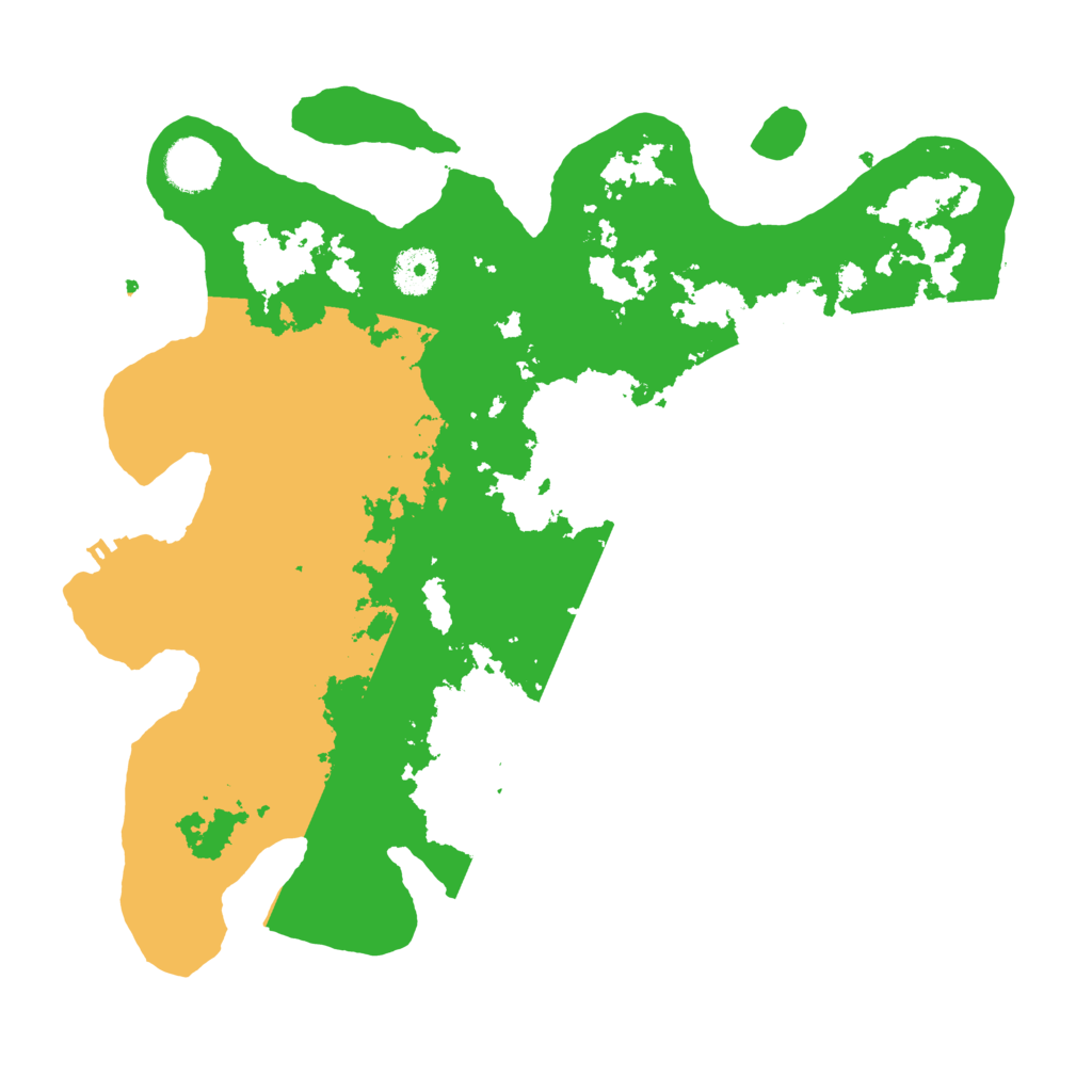 Biome Rust Map: Procedural Map, Size: 3550, Seed: 148830