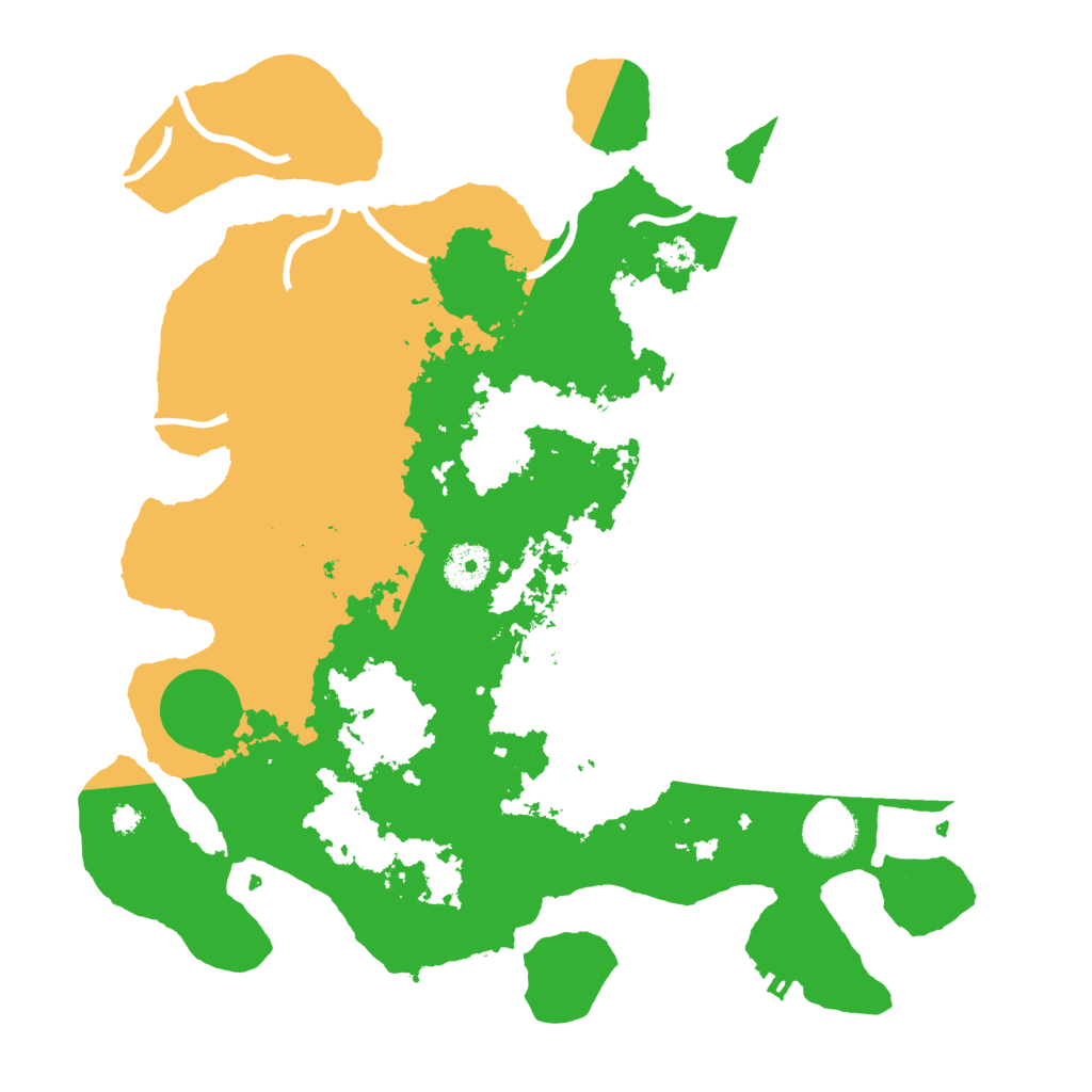 Biome Rust Map: Procedural Map, Size: 3550, Seed: 549056