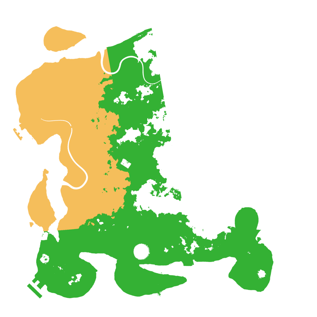 Biome Rust Map: Procedural Map, Size: 3550, Seed: 932950