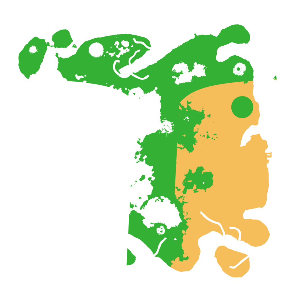 Biome Rust Map: Procedural Map, Size: 3550, Seed: 318254