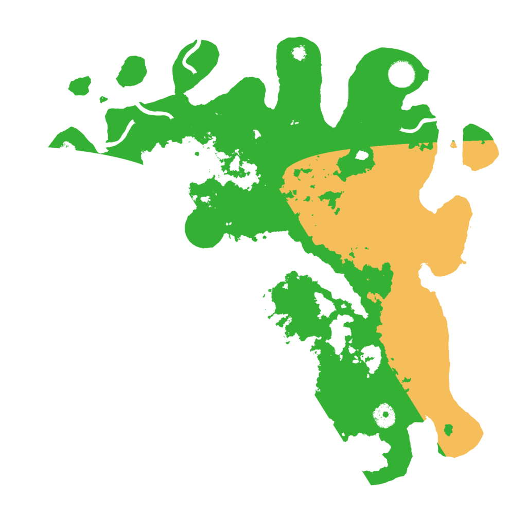 Biome Rust Map: Procedural Map, Size: 3500, Seed: 371899