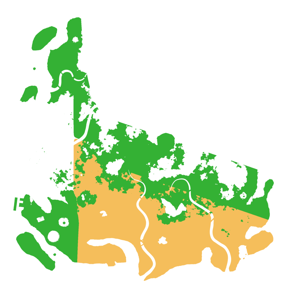 Biome Rust Map: Procedural Map, Size: 4500, Seed: 2609896