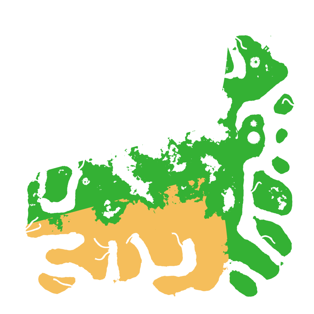 Biome Rust Map: Procedural Map, Size: 4500, Seed: 3874592