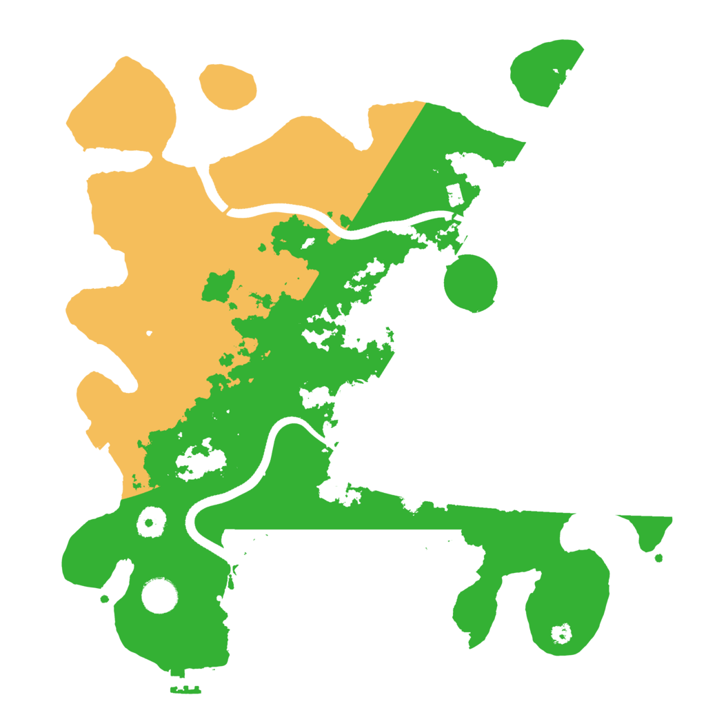 Biome Rust Map: Procedural Map, Size: 3500, Seed: 1654860