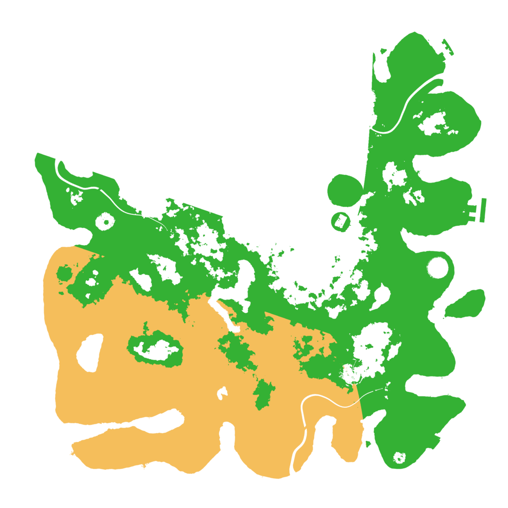 Biome Rust Map: Procedural Map, Size: 4250, Seed: 3544123