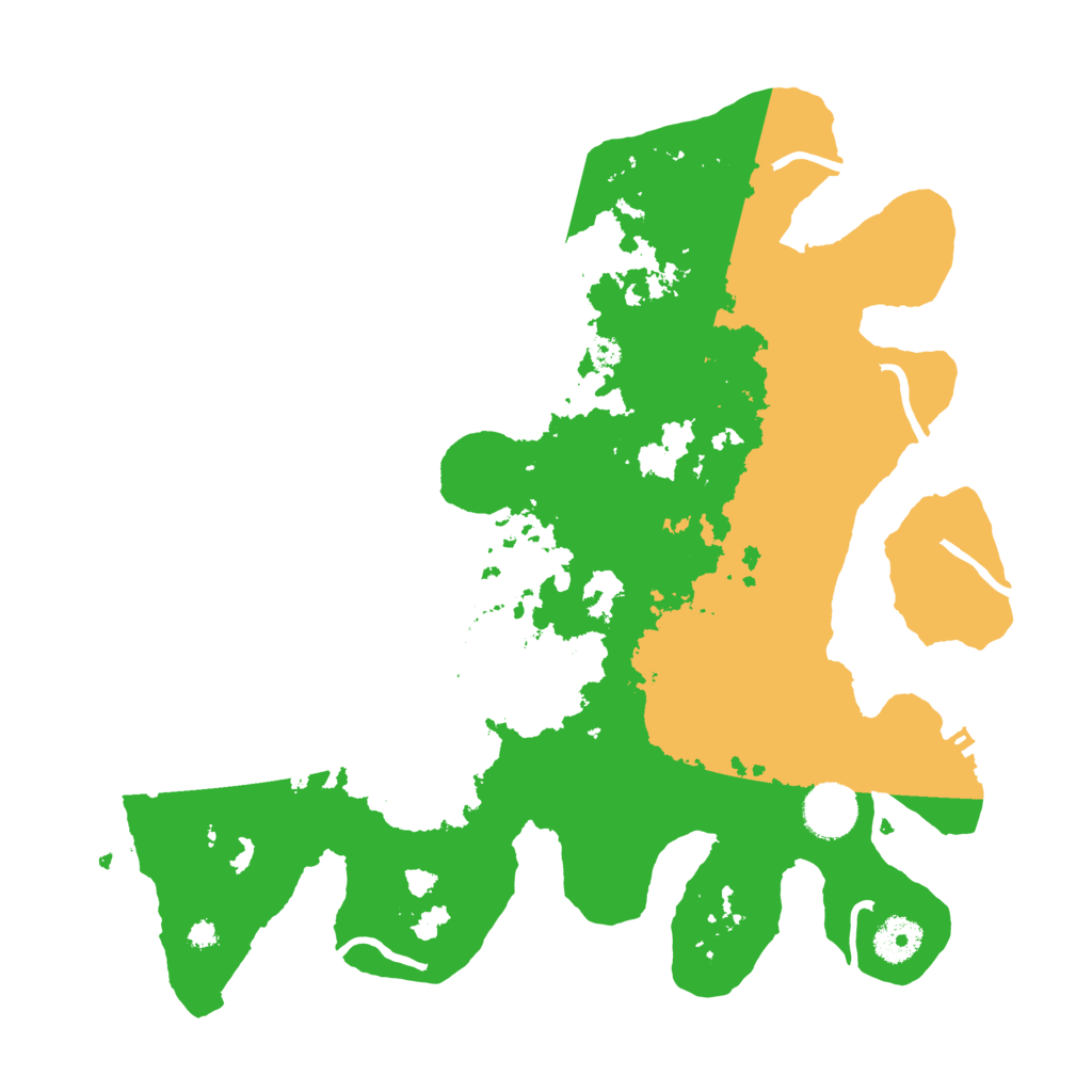 Biome Rust Map: Procedural Map, Size: 3550, Seed: 811756