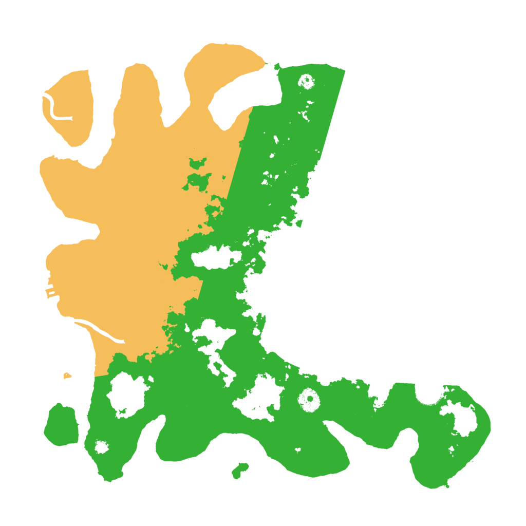 Biome Rust Map: Procedural Map, Size: 3550, Seed: 615099