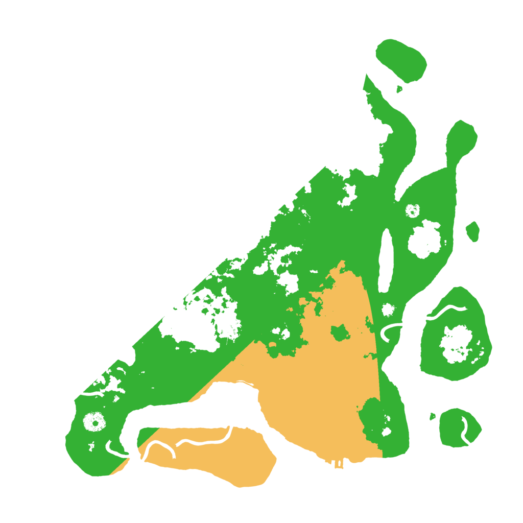 Biome Rust Map: Procedural Map, Size: 3750, Seed: 187206200