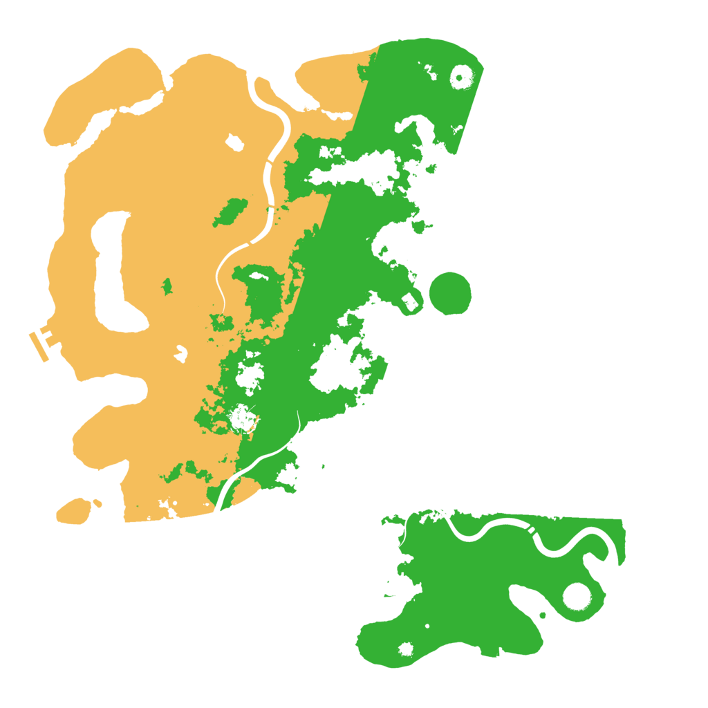 Biome Rust Map: Procedural Map, Size: 4500, Seed: 4214745