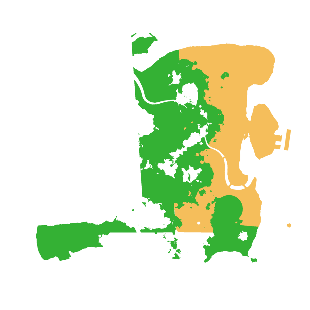 Biome Rust Map: Procedural Map, Size: 3000, Seed: 106