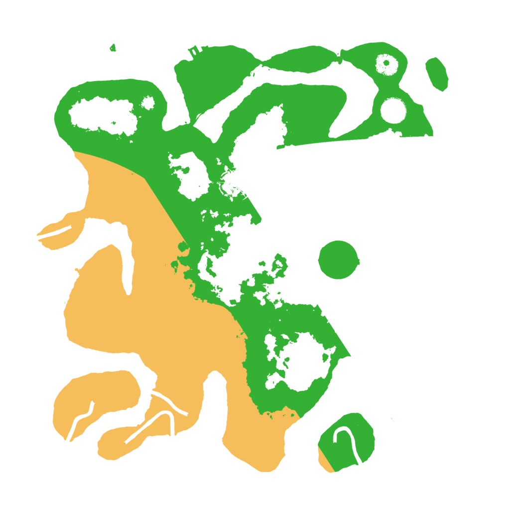 Biome Rust Map: Procedural Map, Size: 3500, Seed: 1131611