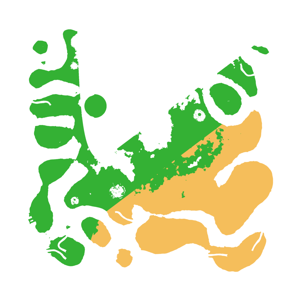 Biome Rust Map: Procedural Map, Size: 3700, Seed: 5550622